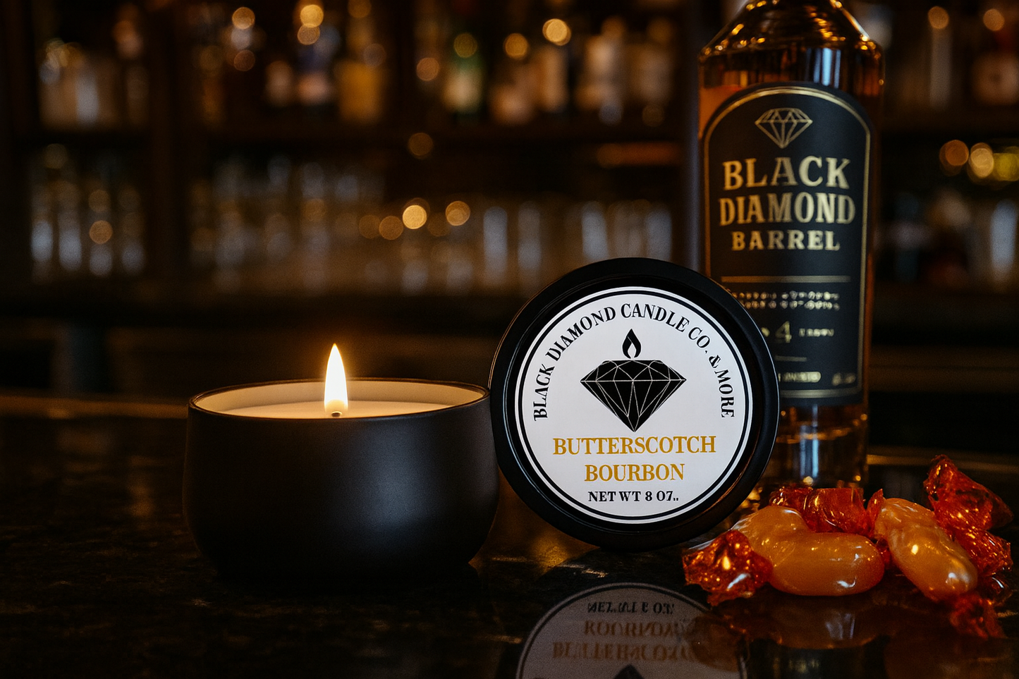 BUTTERSCOTCH BOURBON CANDLE