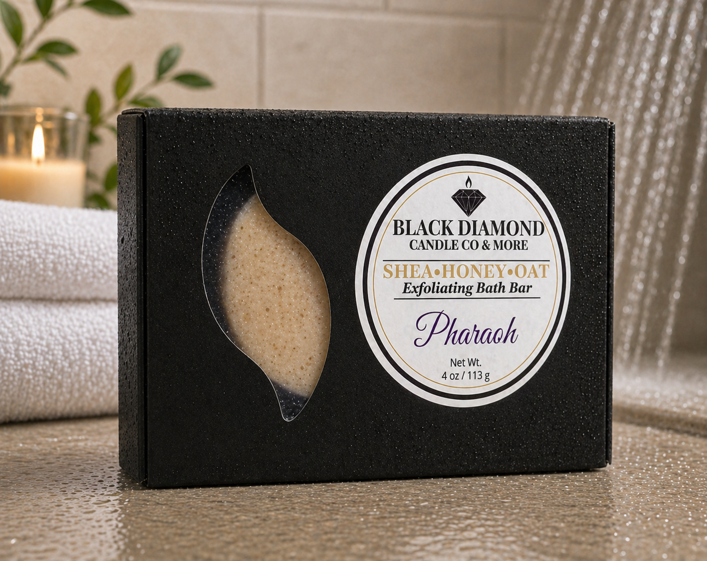 SHEA-HONEY-OAT EXFOLIATING BATH BAR