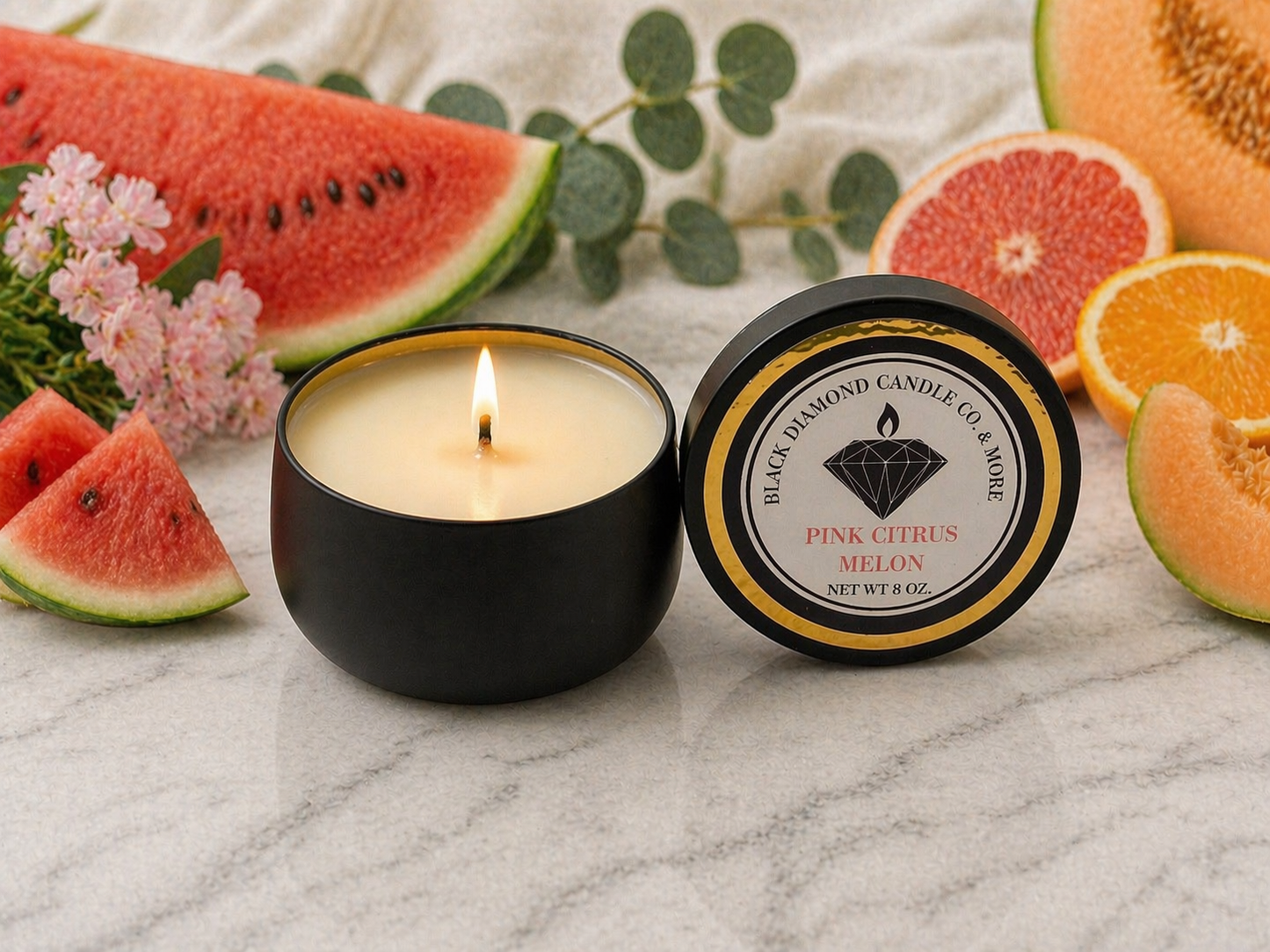 PINK CITRUS MELON CANDLE