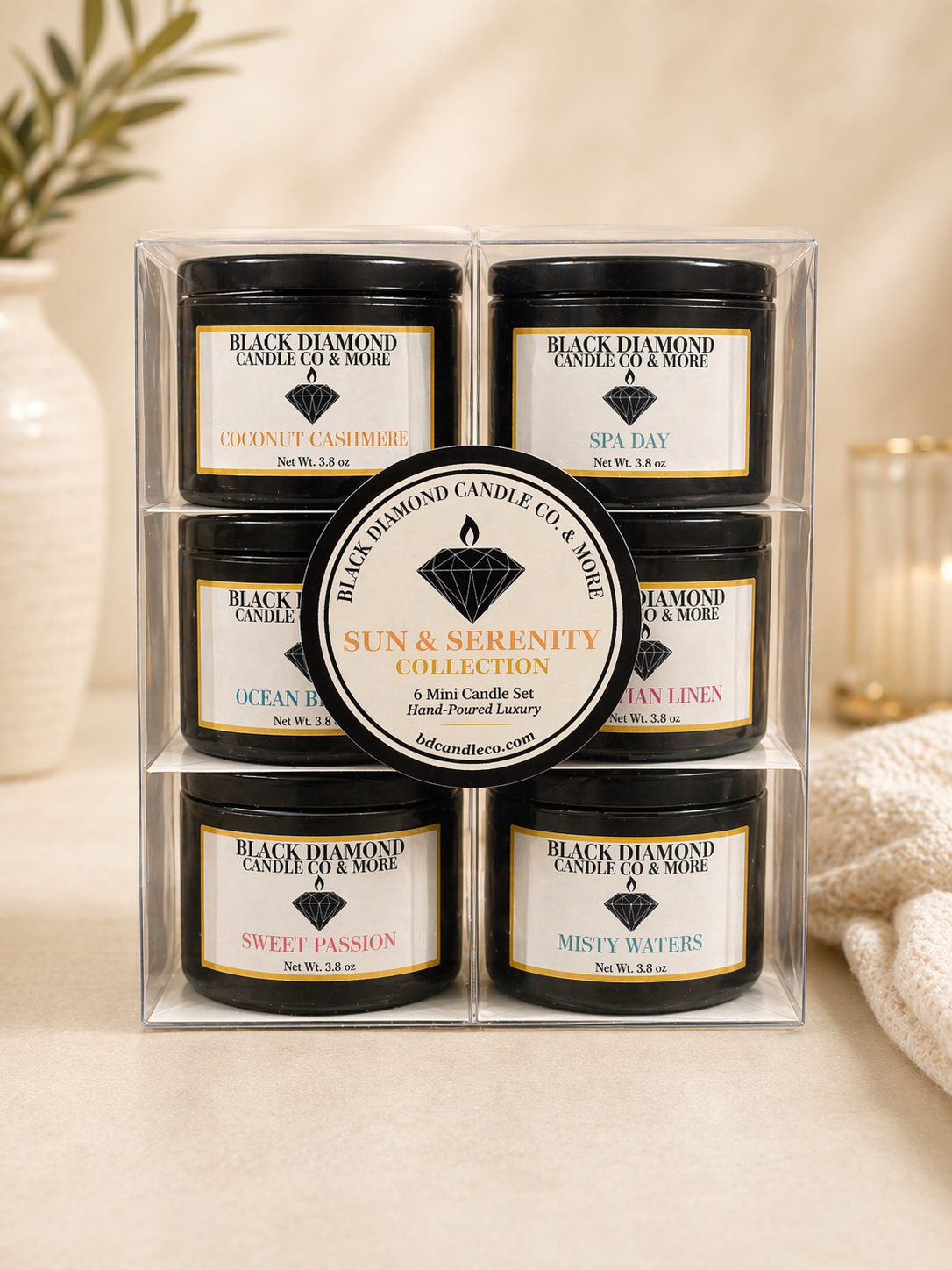 Sun & Serenity Mini Candle Collection