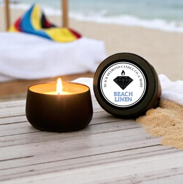 Beach Linen Candle