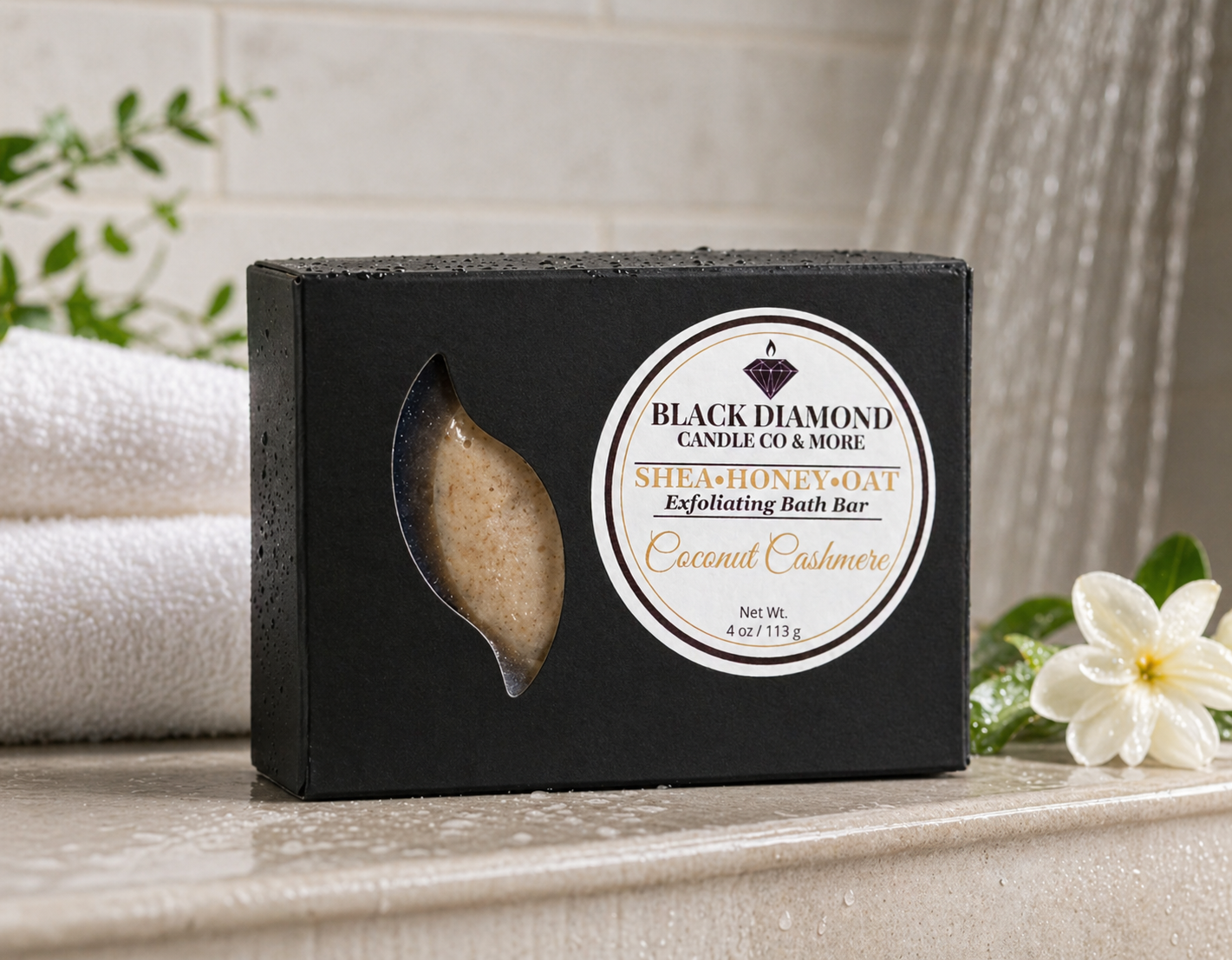 SHEA-HONEY-OAT EXFOLIATING BATH BAR