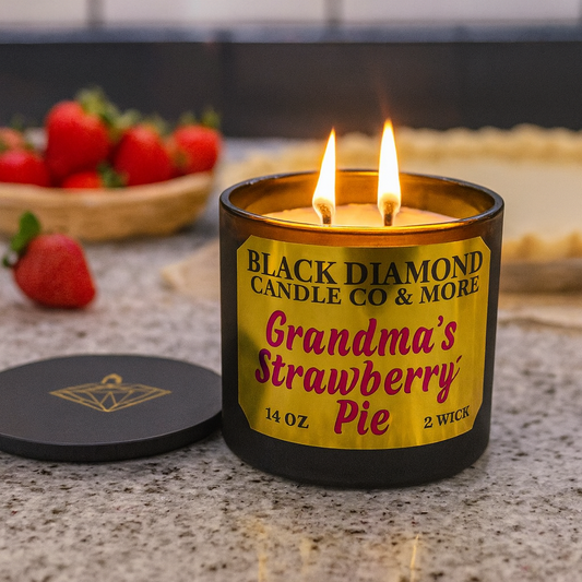 Grandma's Strawberry Pie Candle