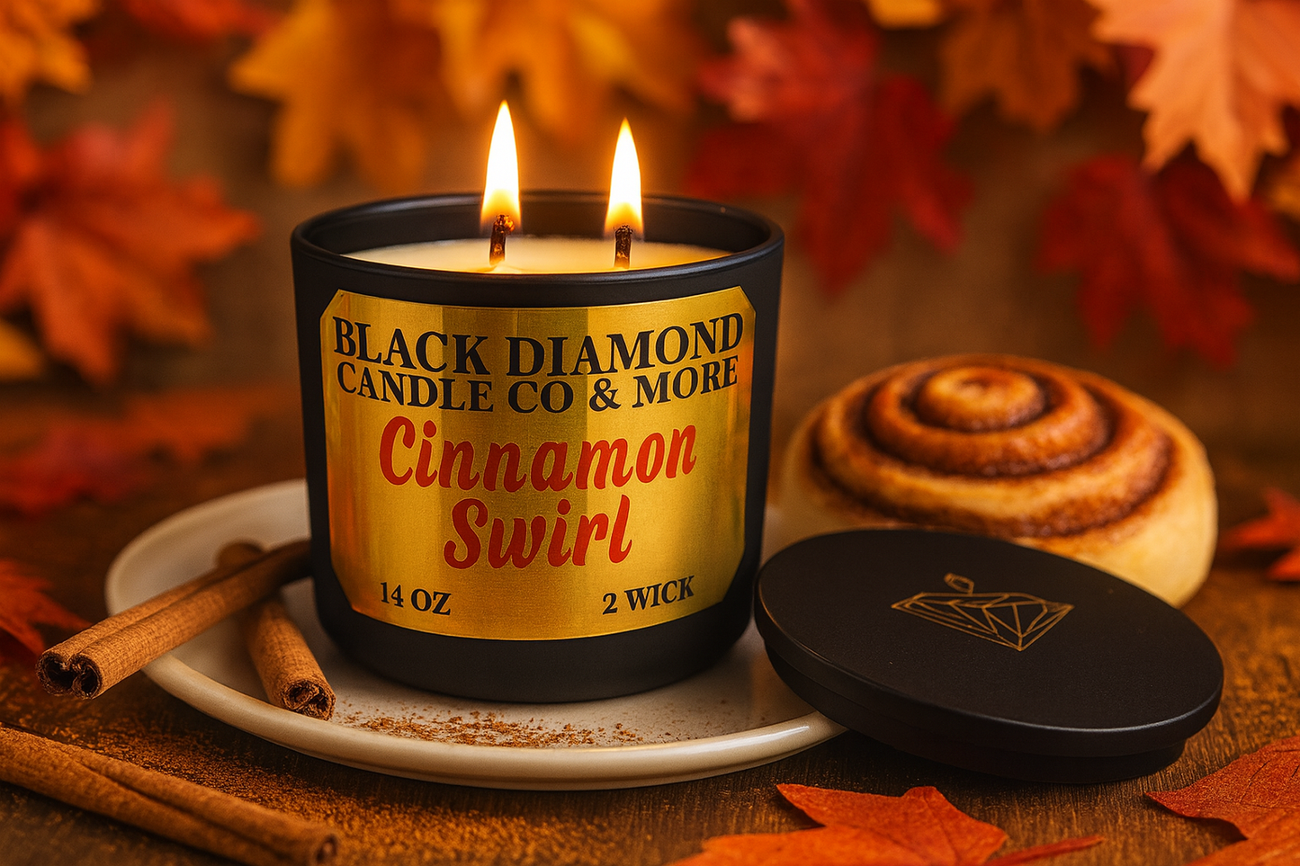 CINNAMON SWIRL CANDLE
