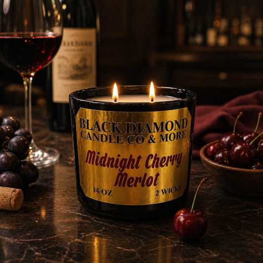 MIDNIGHT CHERRY MERLOT CANDLE