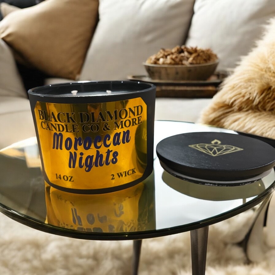 MOROCCAN NIGHTS 14oz GLASS CANDLE