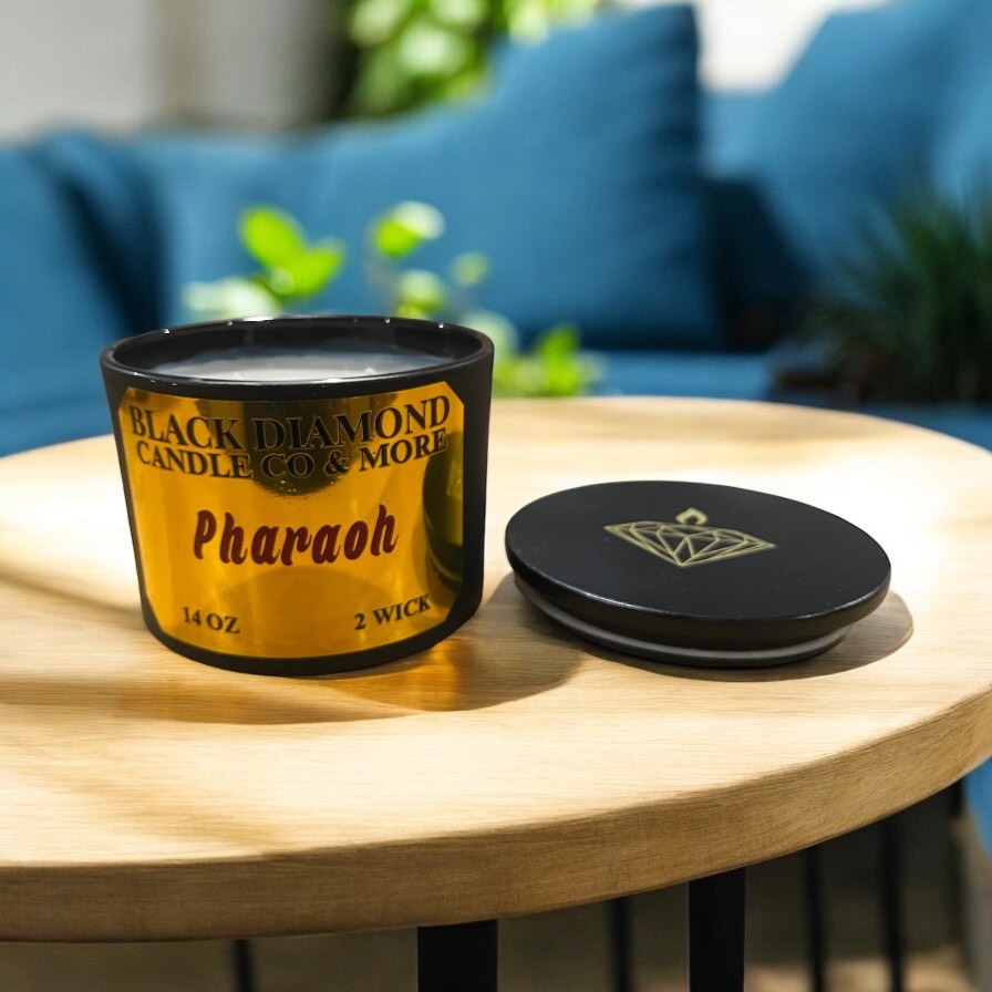 PHARAOH 14oz GLASS CANDLE