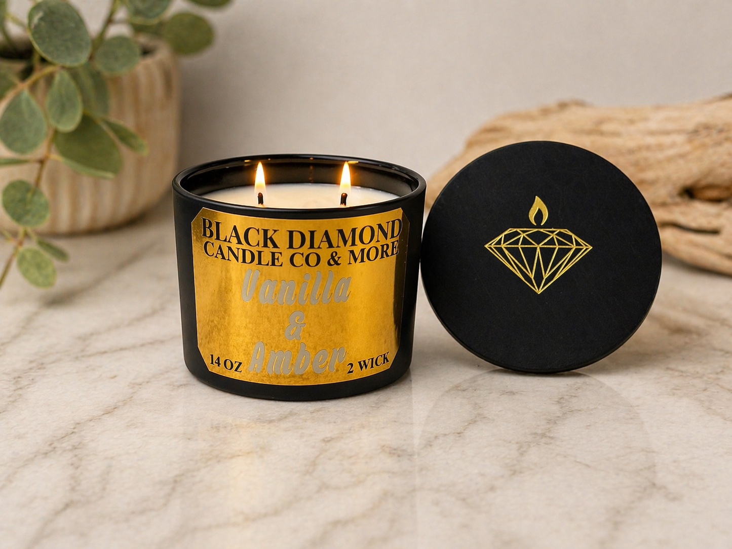 VANILLA & AMBER CANDLE