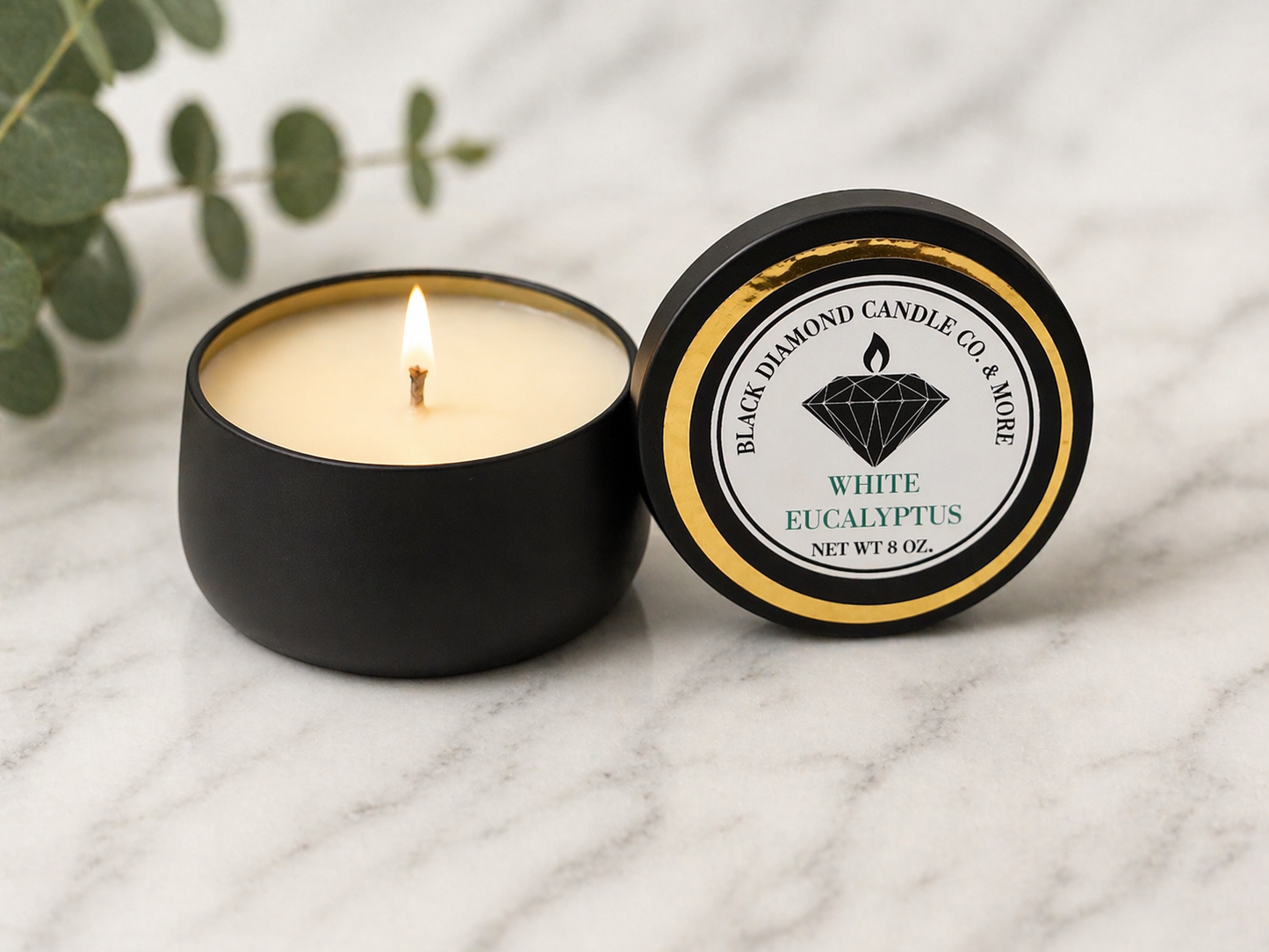 WHITE EUCALYPTUS CANDLE